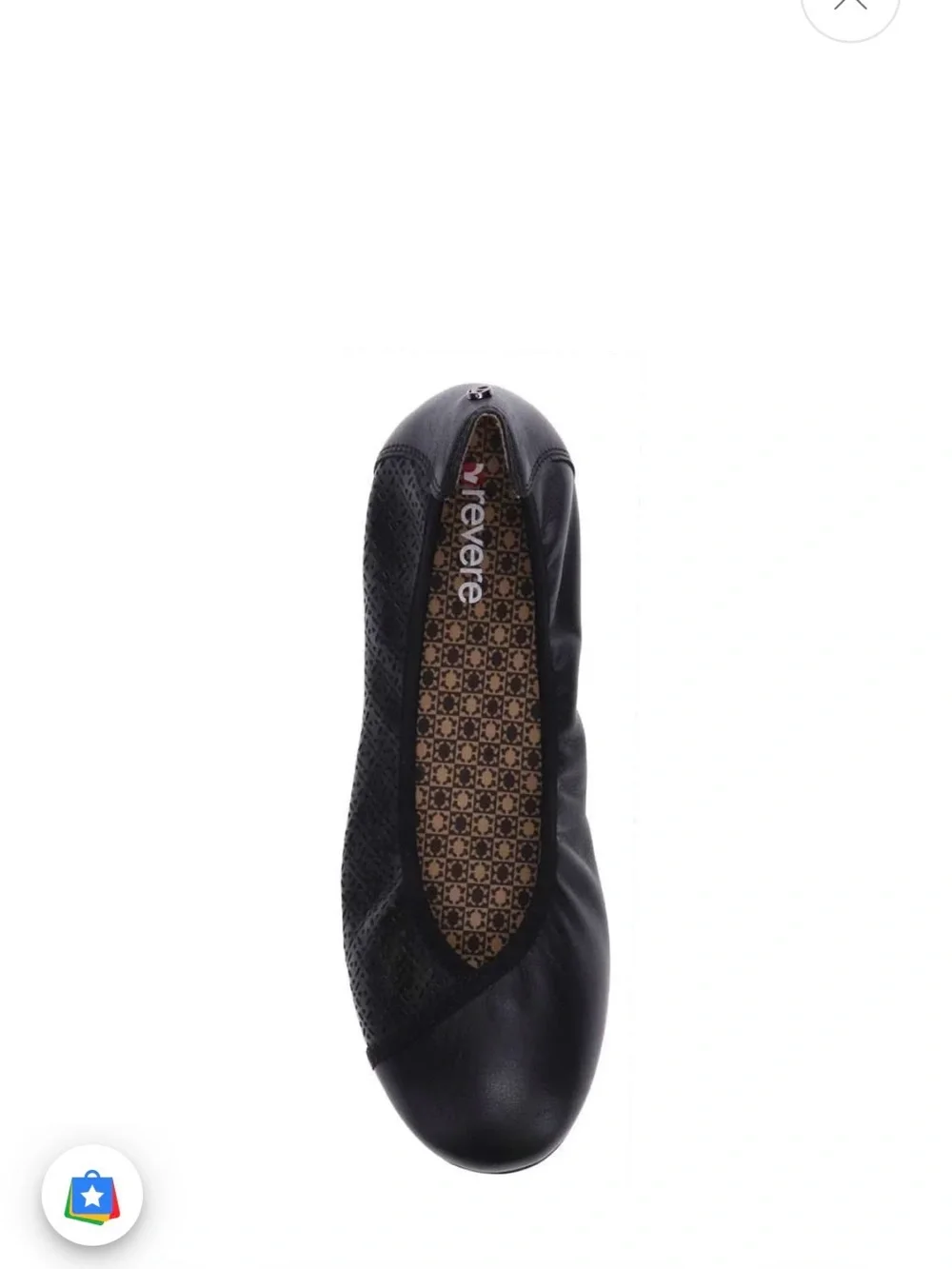 Revere Nairobi - Women's Arch Support Ballet Flat, Black